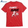 Chase Burns Ace Pose Number T-shirt 1