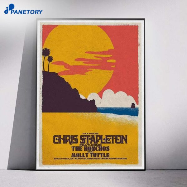 Chris Stapleton Chula Vista CA Jul 10 2026 Poster