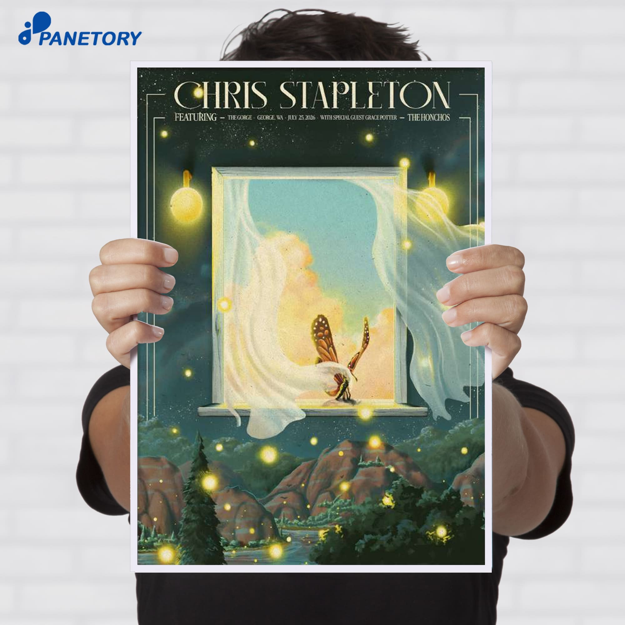 Chris Stapleton Gorge Amphitheatre George Wa Jul 25 2026 Poster Chris Stapleton Gorge Amphitheatre George Wa Jul 25 2026 Poster