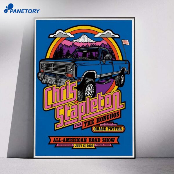 Chris Stapleton Portland OR Jul 17 2026 Poster
