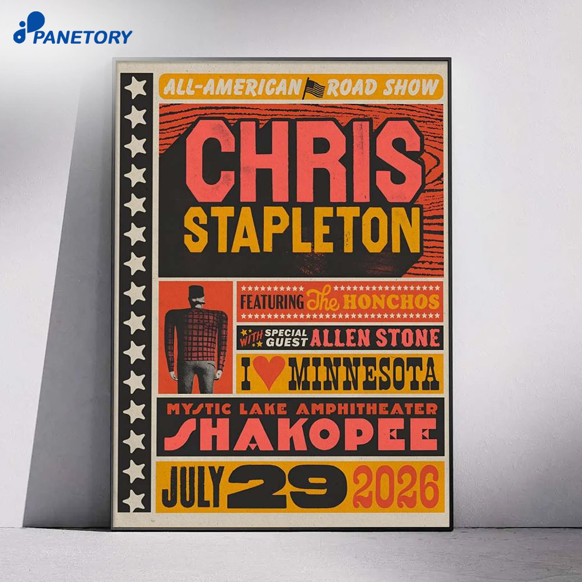 Chris Stapleton Shakopee Mn Jul 29 2026 Poster 4 Chris Stapleton Shakopee Mn Jul 29 2026 Poster 1