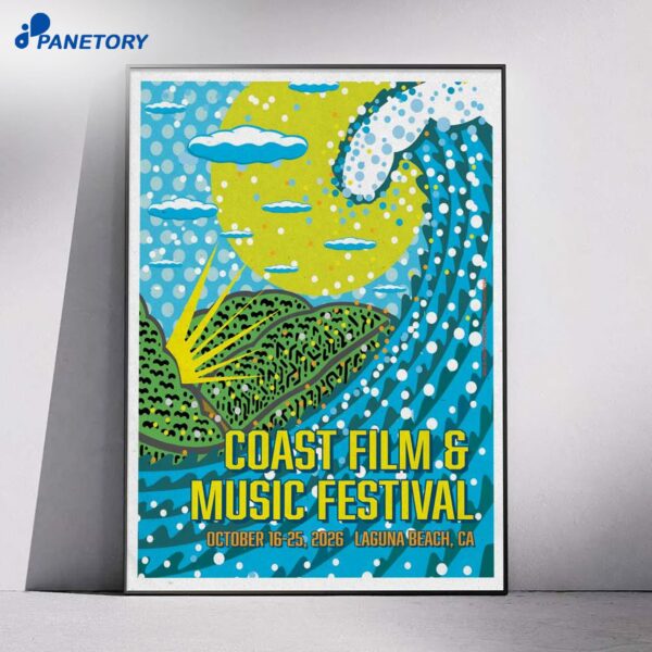 Coast Film And Music Festival Laguna Beach CA Oct 16-25 2026 Poster