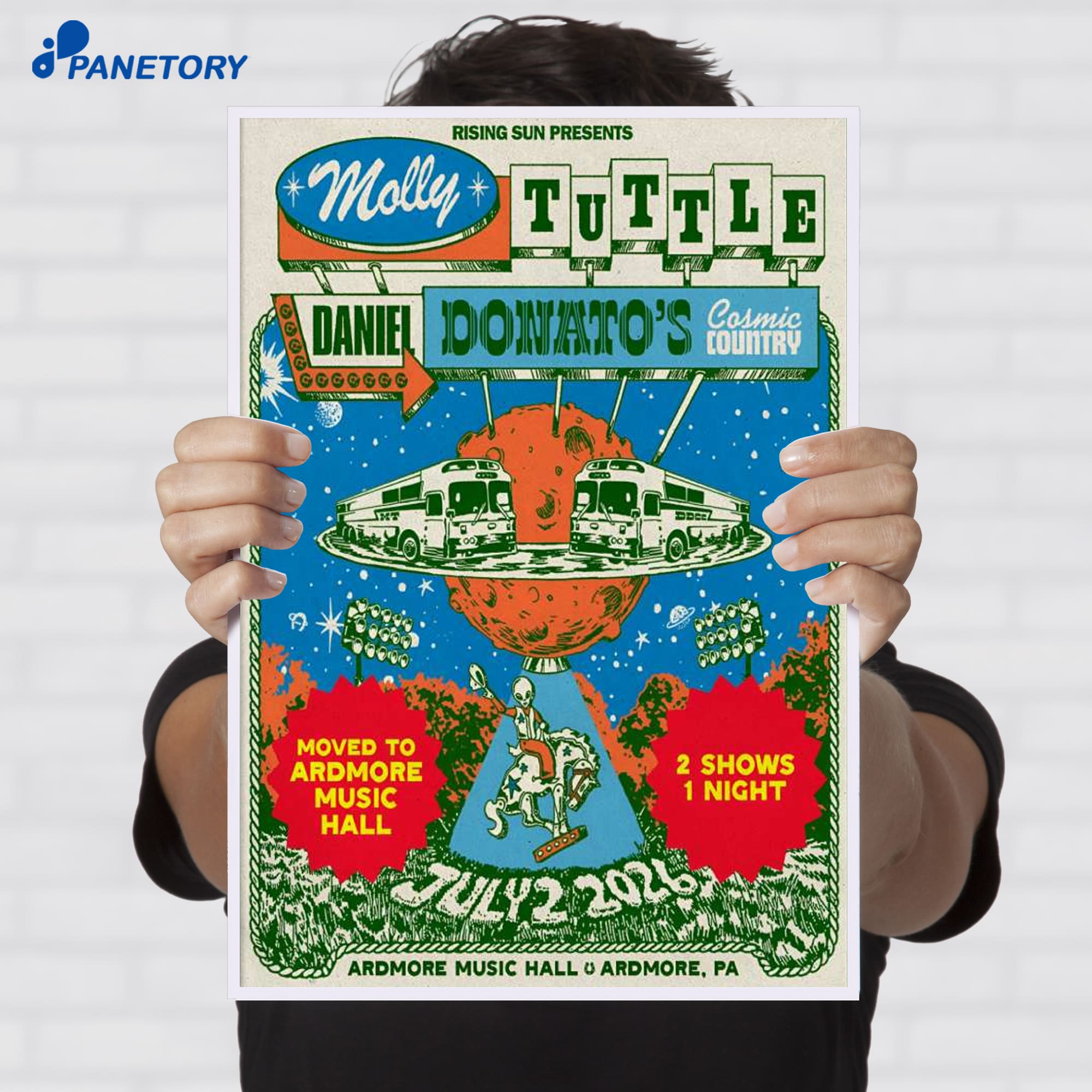 Daniel Donato'S Cosmic Country Ardmore Music Hall Ardmore Pa Jul 22 2026 Poster Daniel Donato'S Cosmic Country Ardmore Music Hall Ardmore Pa Jul 22 2026 Poster