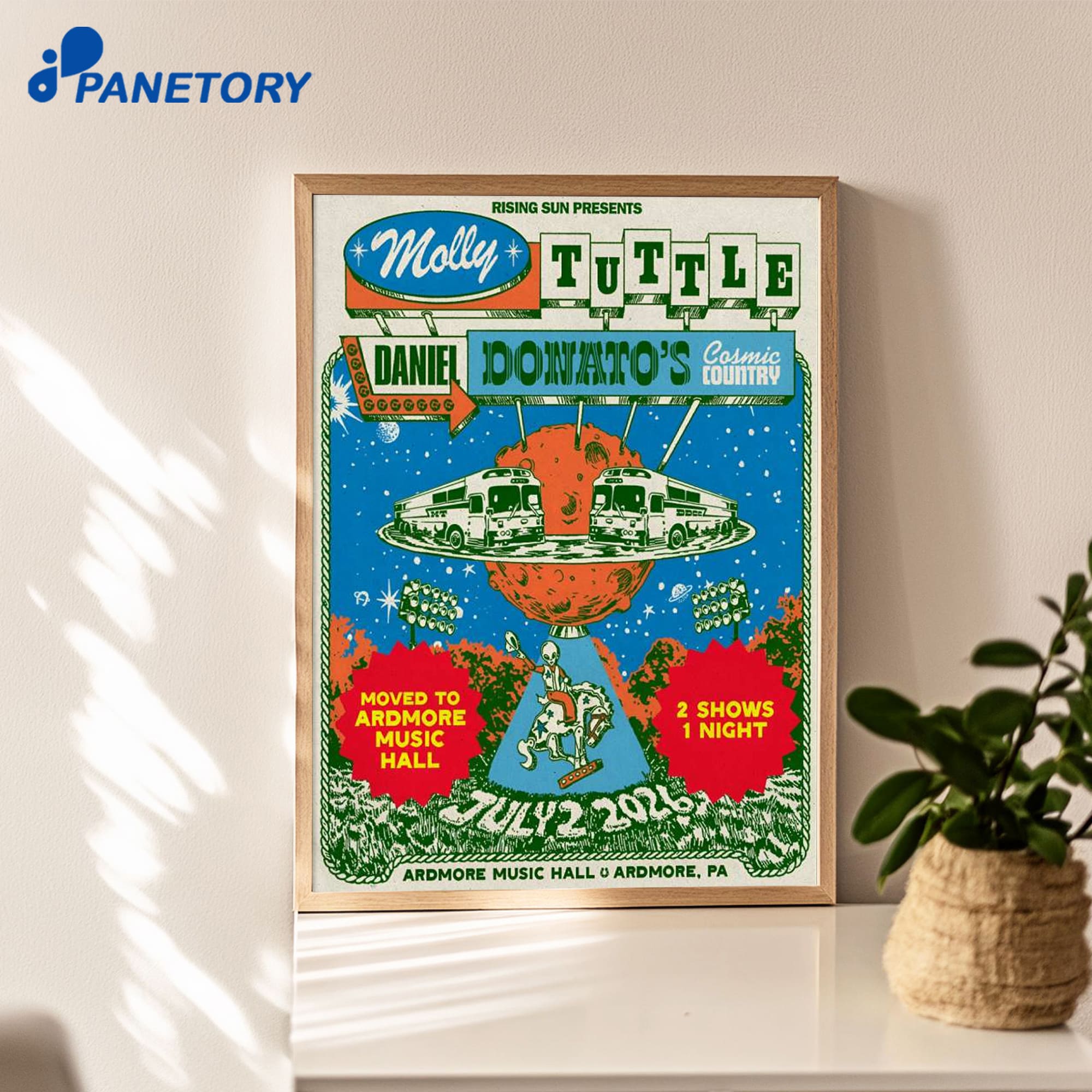 Daniel Donato'S Cosmic Country Ardmore Music Hall Ardmore Pa Jul 22 2026 Poster Daniel Donato'S Cosmic Country Ardmore Music Hall Ardmore Pa Jul 22 2026 Poster