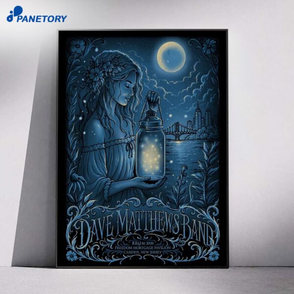 Dave Matthews Band Camden NJ Jul 10 2026 Poster