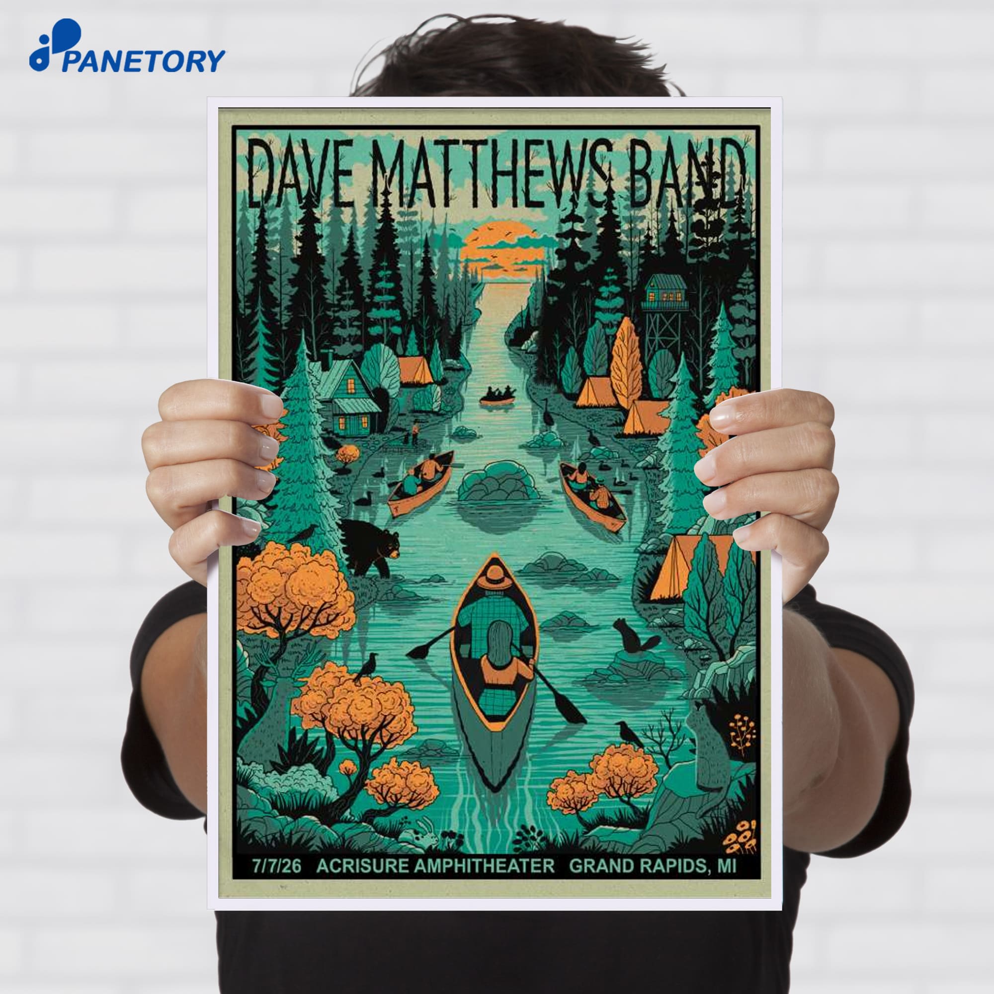 Dave Matthews Band Grand Rapids Mi Jul 7 2026 Poster Dave Matthews Band Grand Rapids Mi Jul 7 2026 Poster