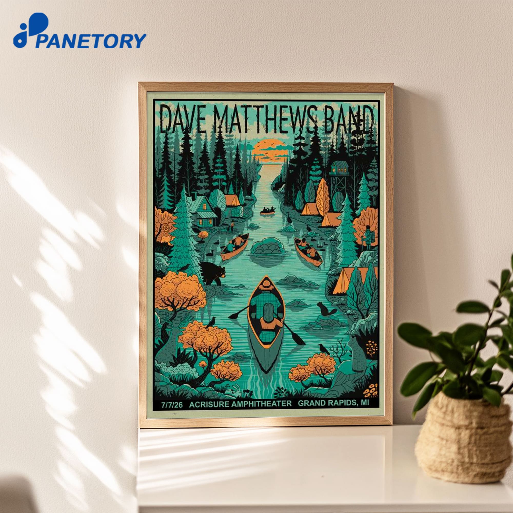 Dave Matthews Band Grand Rapids Mi Jul 7 2026 Poster Dave Matthews Band Grand Rapids Mi Jul 7 2026 Poster
