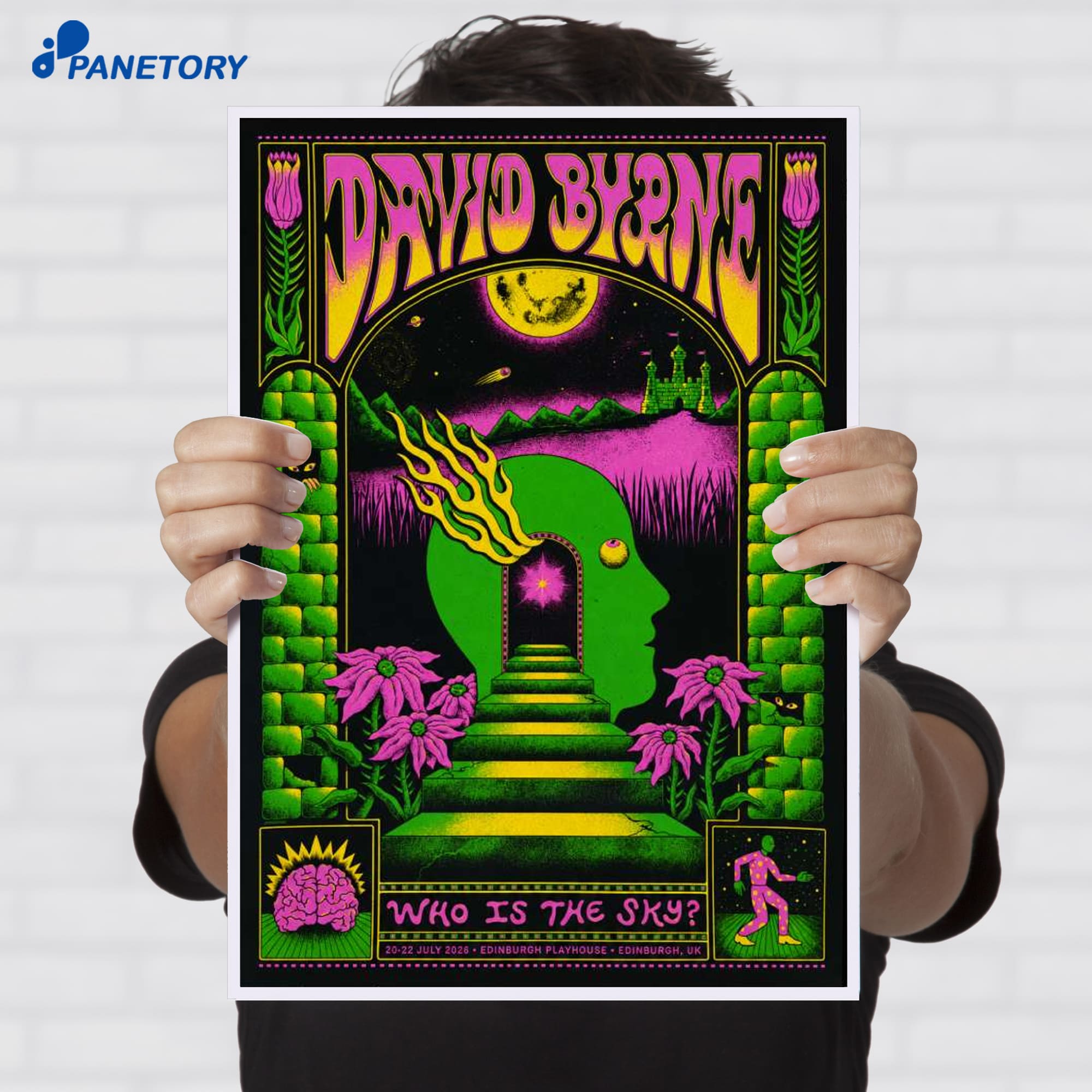 David Byrne Edinburgh Playhouse Edinburgh Uk Jul 20-22 2026 Poster David Byrne Edinburgh Playhouse Edinburgh Uk Jul 20-22 2026 Poster