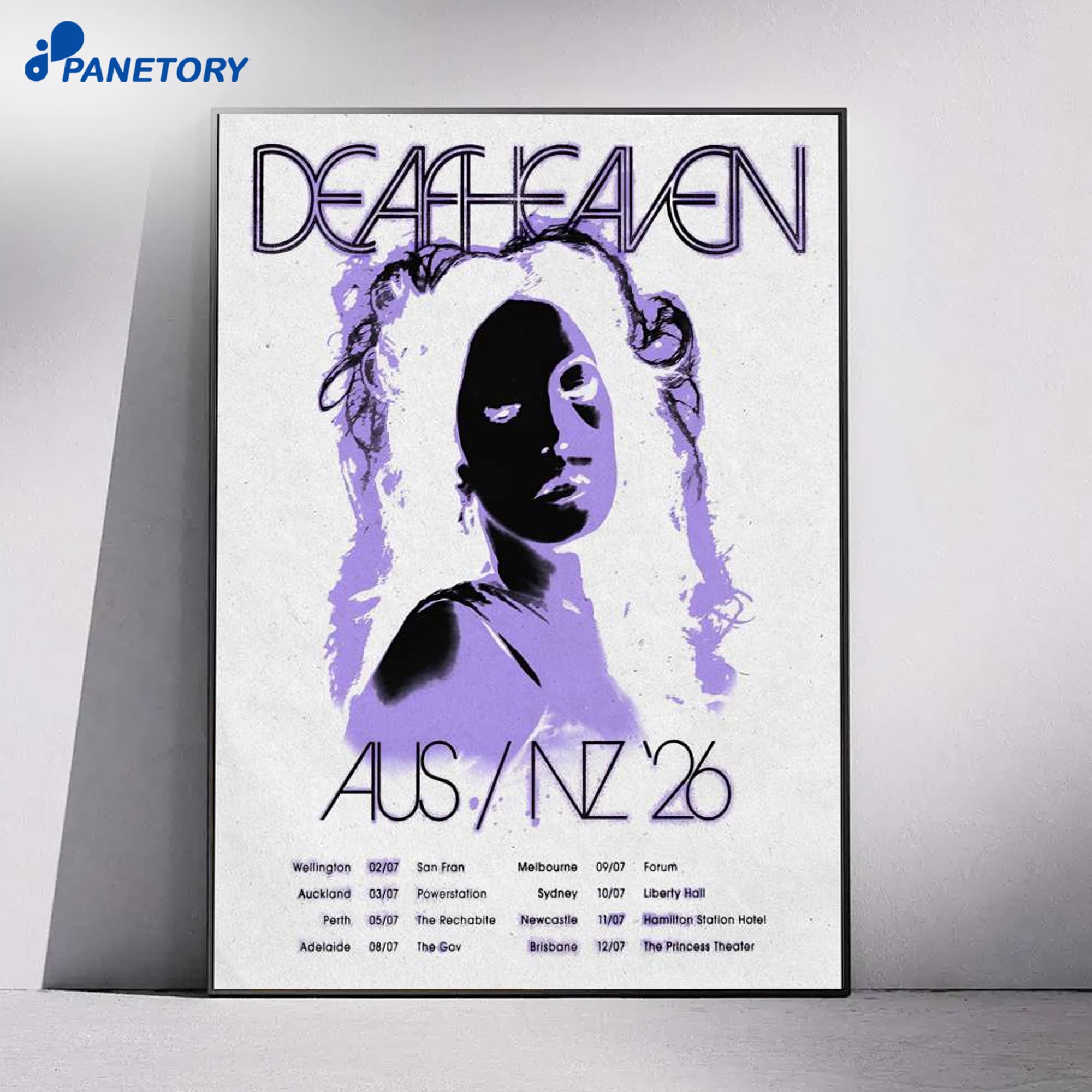 Deafheaven Australia New Zealand Tour 2026 Poster 4 Deafheaven Australia New Zealand Tour 2026 Poster 1