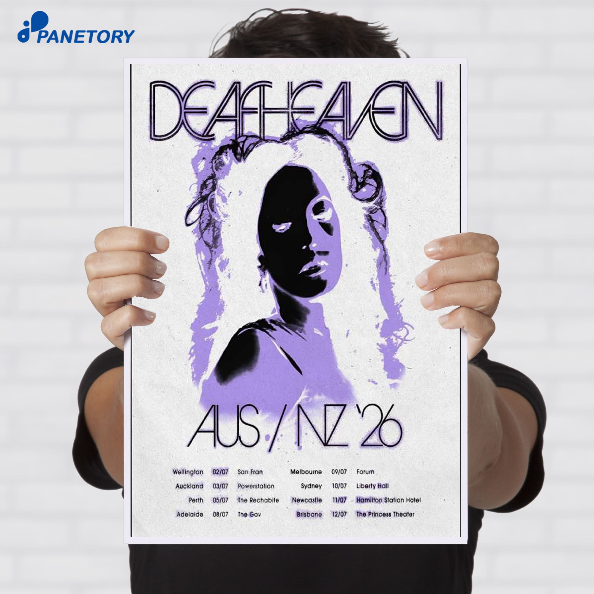 Deafheaven Australia New Zealand Tour 2026 Poster Deafheaven Australia New Zealand Tour 2026 Poster