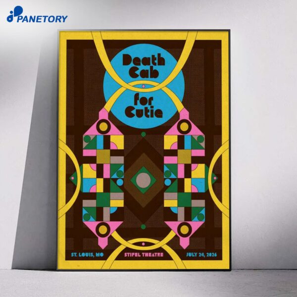 Death Cab For Cutie St. Louis MO Jul 24 2026 Poster