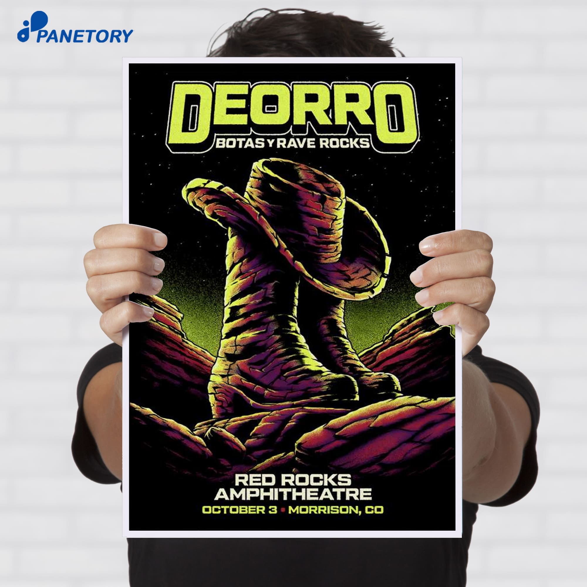 Deorro Red Rocks Morrison Co Oct 3 2026 Poster Deorro Red Rocks Morrison Co Oct 3 2026 Poster