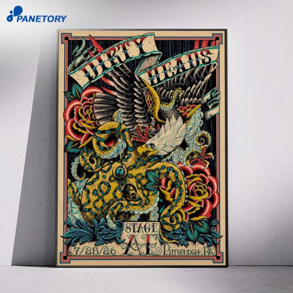 Dirty Heads Stage AE Outdoor Pittsburgh PA Jul 25 2026 Poster