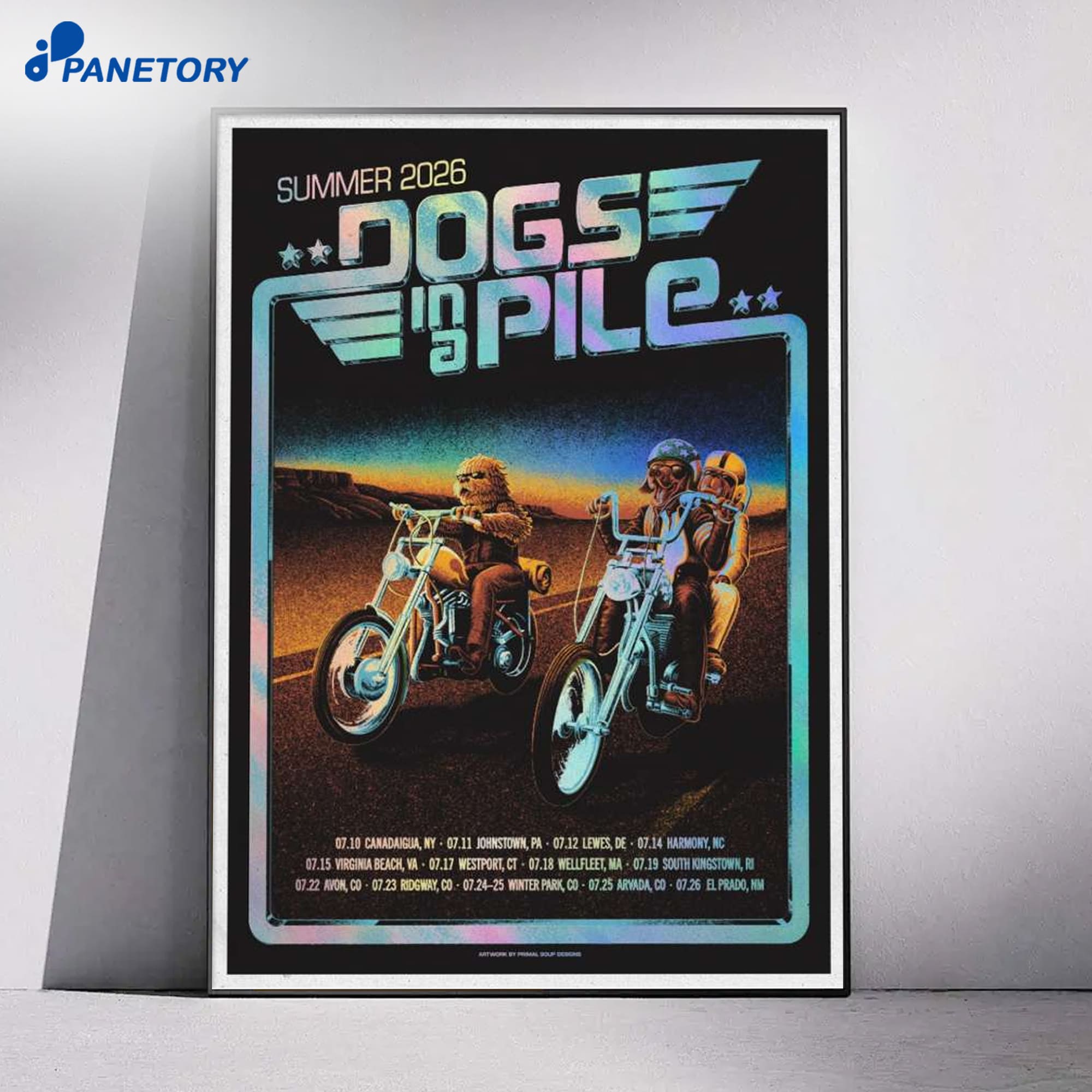 Dogs A Pile Summer Tour 2026 Poster Dogs A Pile Summer Tour 2026 Poster