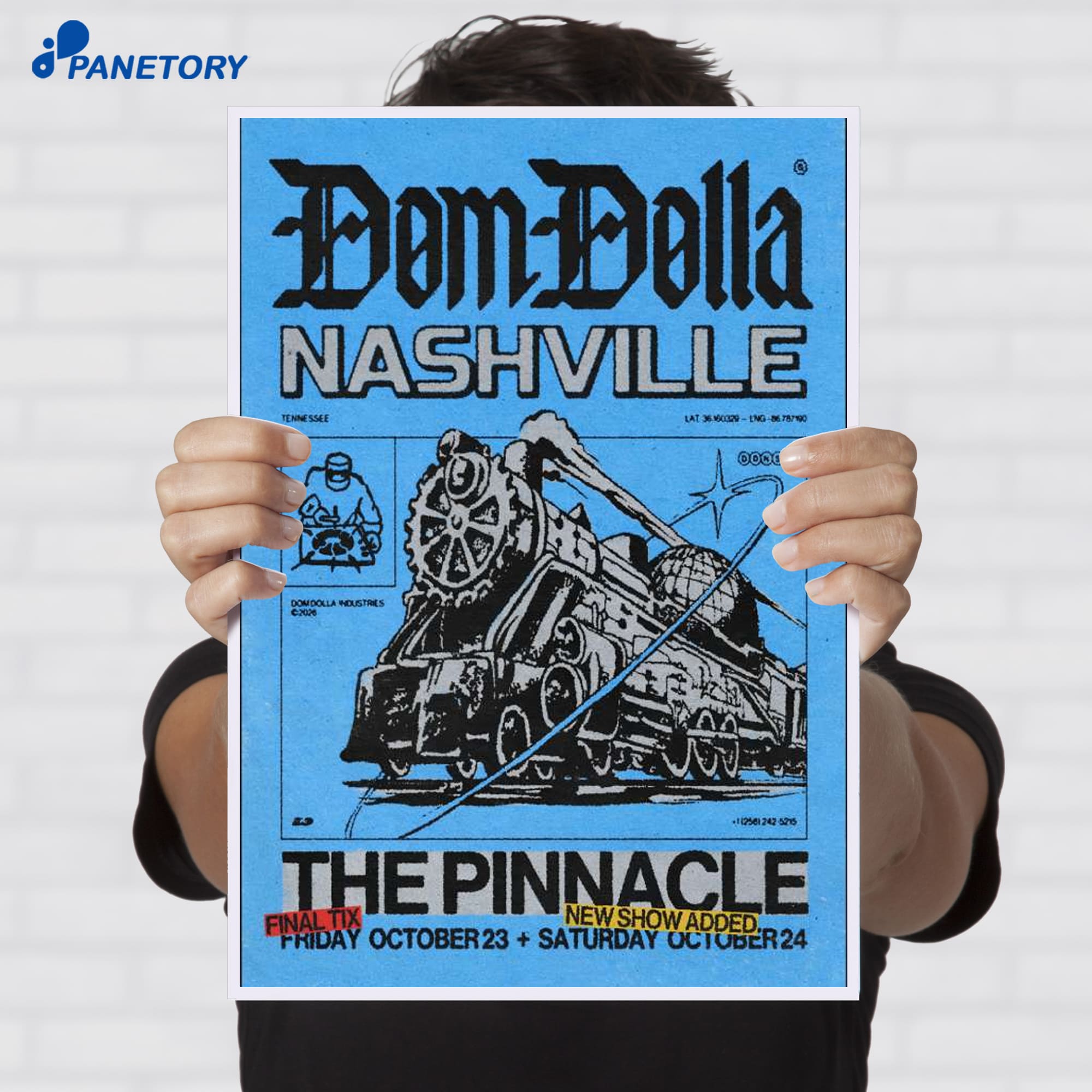 Dom Dolla Nashville Tn Oct 23-24 2026 Poster Dom Dolla Nashville Tn Oct 23-24 2026 Poster