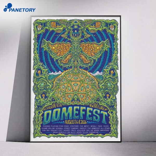 Domefest Oak Hill WV Aug 6-8 2026 Poster