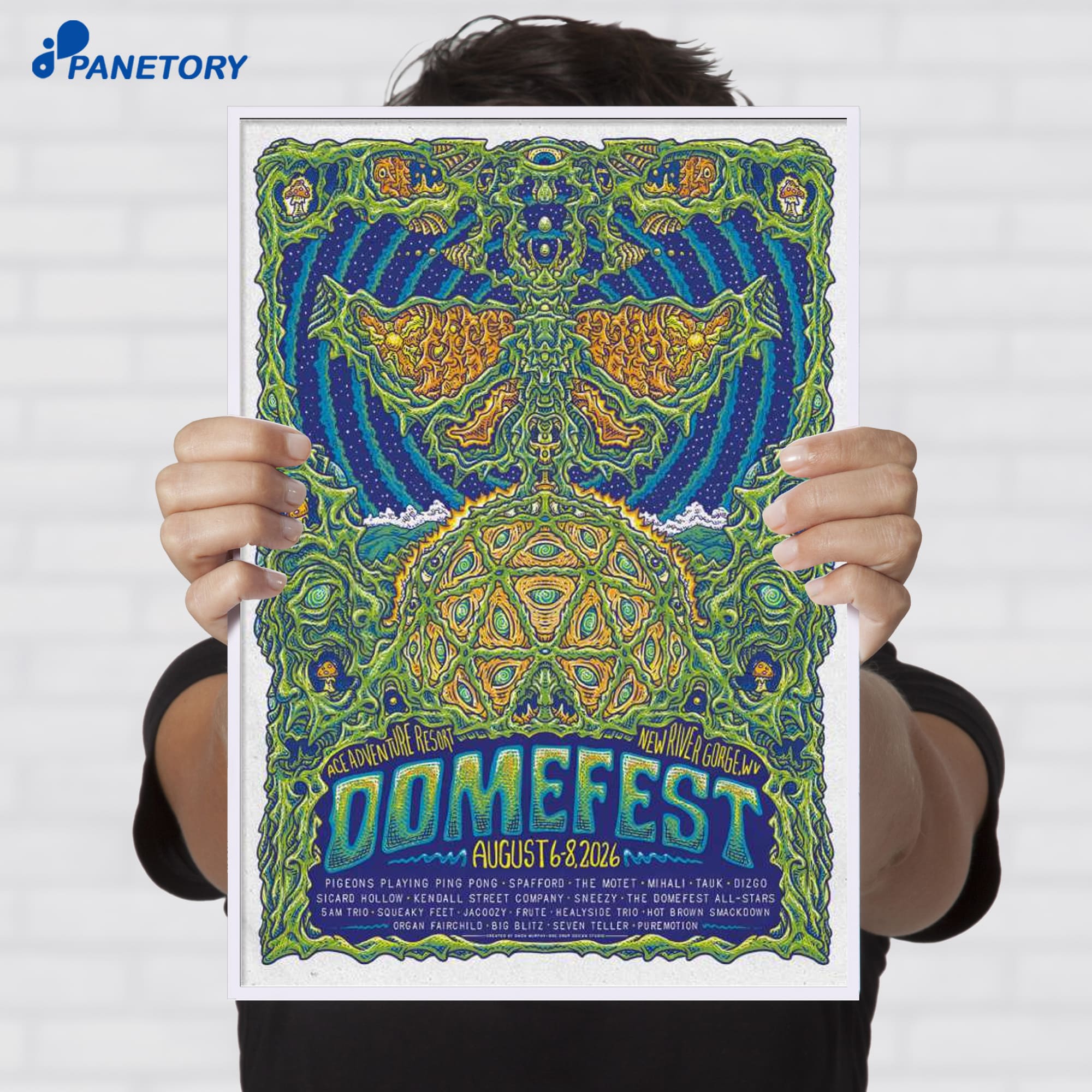 Domefest Oak Hill Wv Aug 6-8 2026 Poster Domefest Oak Hill Wv Aug 6-8 2026 Poster
