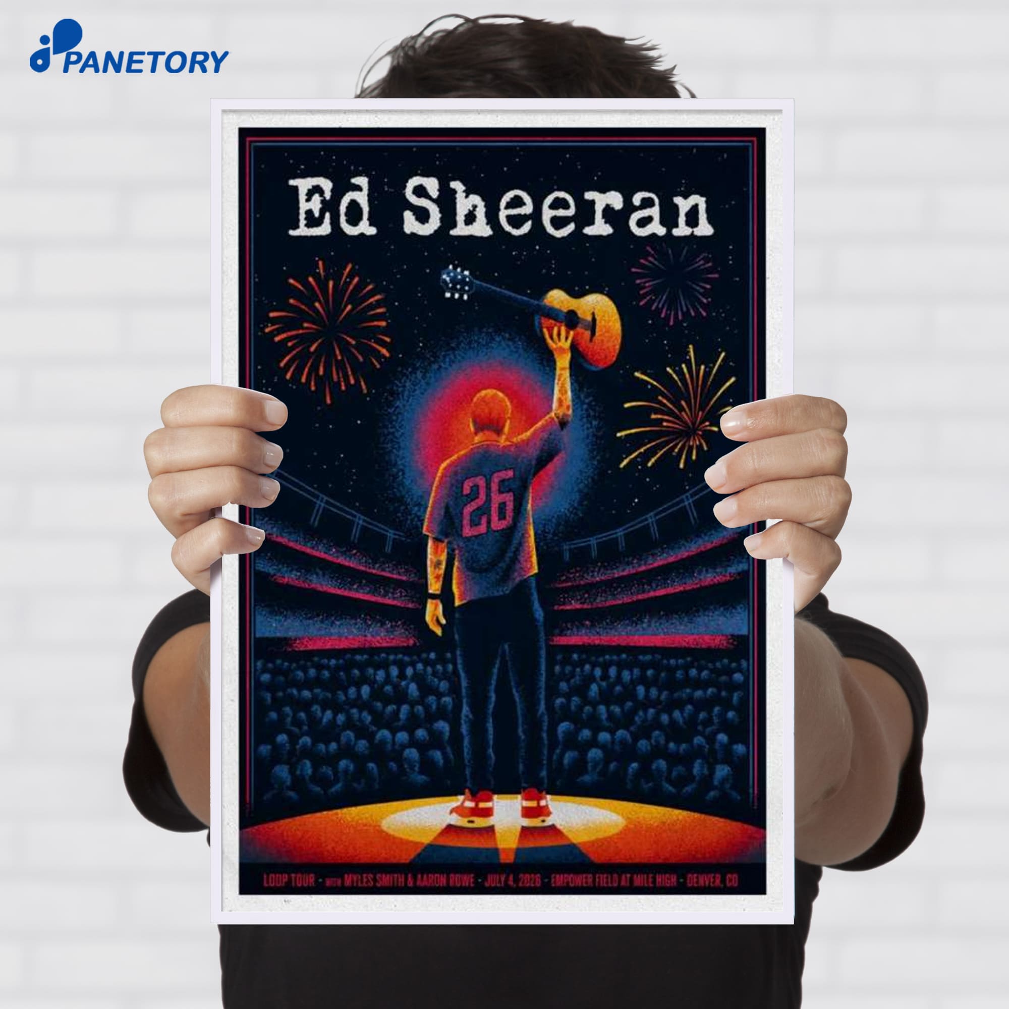 Ed Sheeran Denver Co Edition Jul 4 2026 Poster Ed Sheeran Denver Co Edition Jul 4 2026 Poster