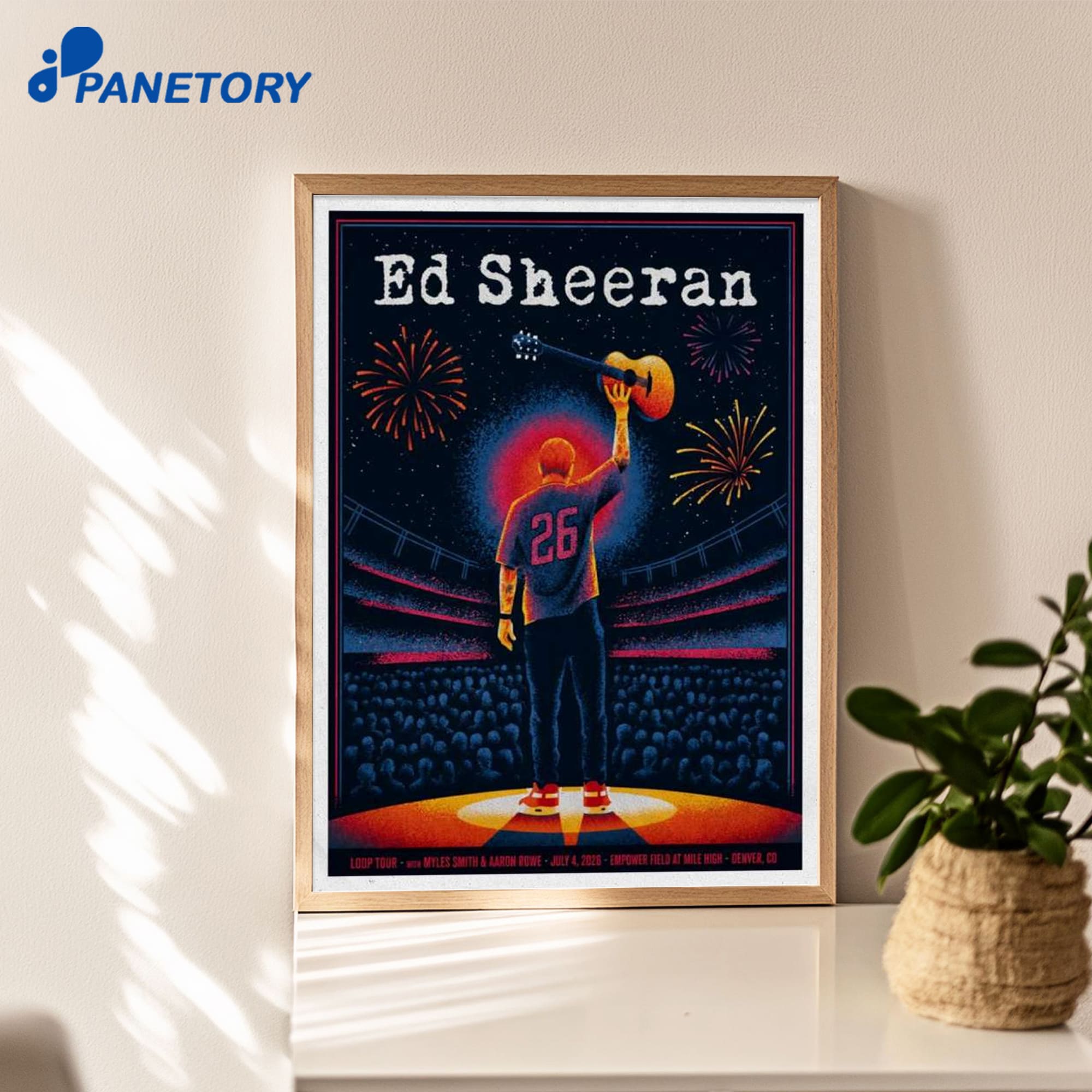 Ed Sheeran Denver Co Edition Jul 4 2026 Poster Ed Sheeran Denver Co Edition Jul 4 2026 Poster