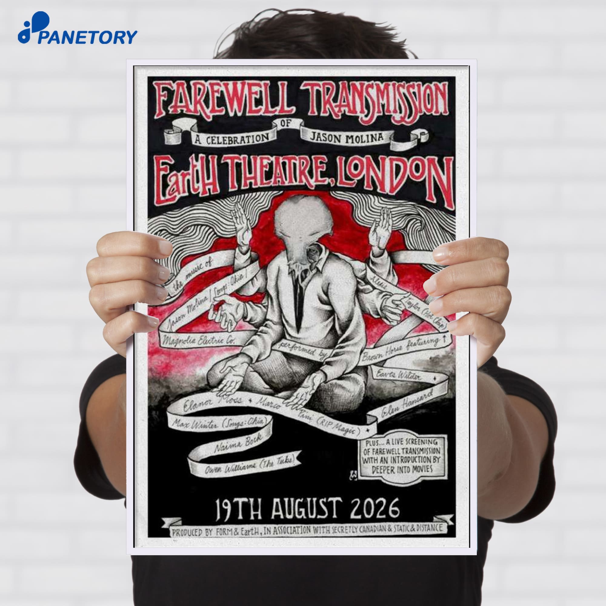Farewell Transmission Earth Theatre London Event Aug 19 2026 Poster Farewell Transmission Earth Theatre London Event Aug 19 2026 Poster