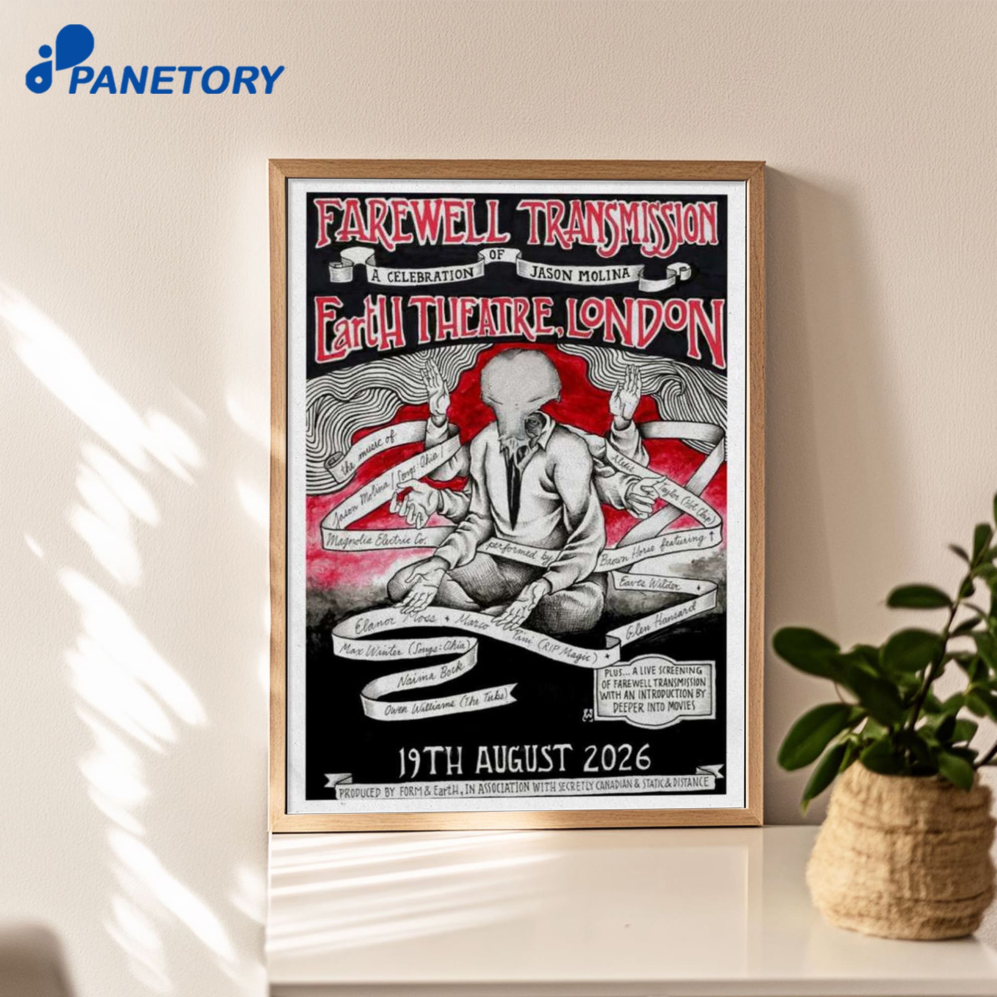 Farewell Transmission Earth Theatre London Event Aug 19 2026 Poster Farewell Transmission Earth Theatre London Event Aug 19 2026 Poster