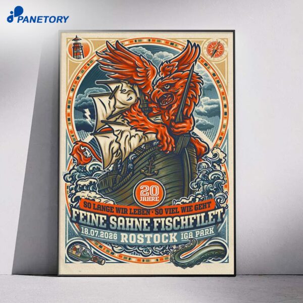 Feine Sahne Fischfilet Rostock Germany Jul 18th 2026 Poster