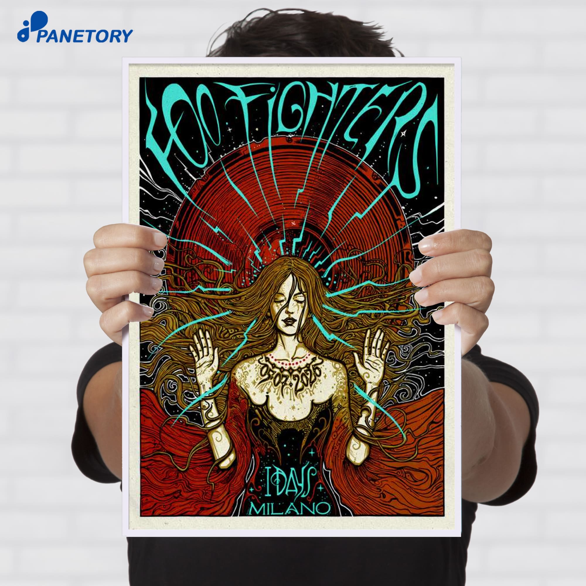 Foo Fighters Milan It Jul 5 2026 Poster Foo Fighters Milan It Jul 5 2026 Poster