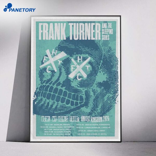 Frank Turner Cardiff Jul 4 2026 Poster