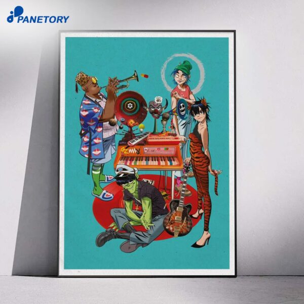 Gorillaz Songmachine Poster