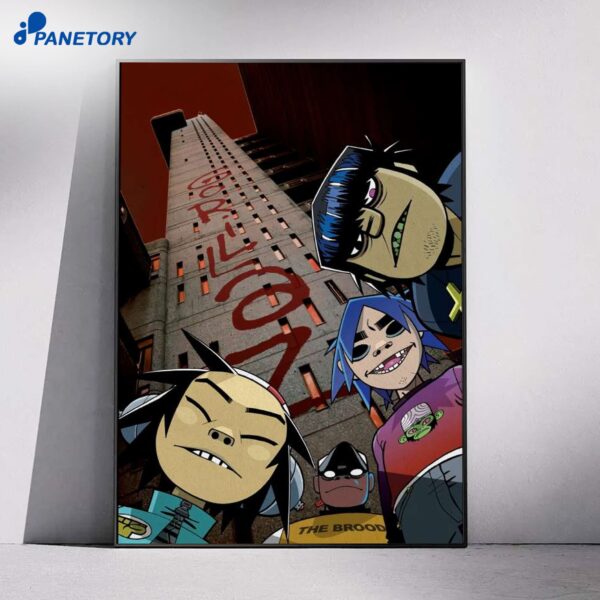 Gorillaz Trellick Poster
