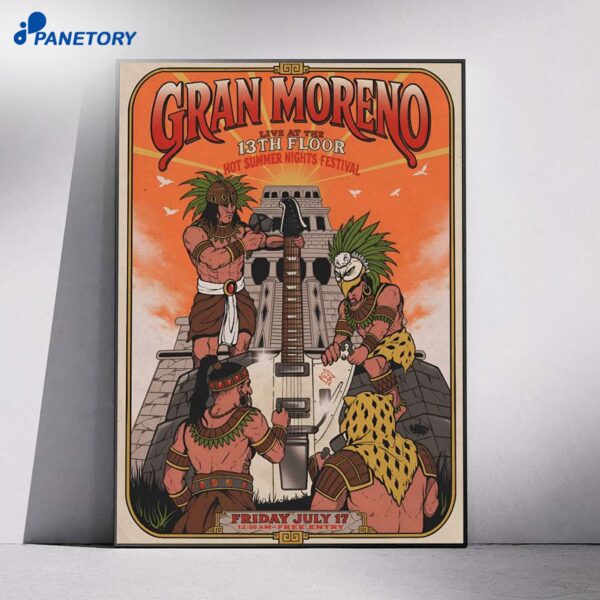 GRAN MORENO Austin Texas Jul 17 2026 Poster