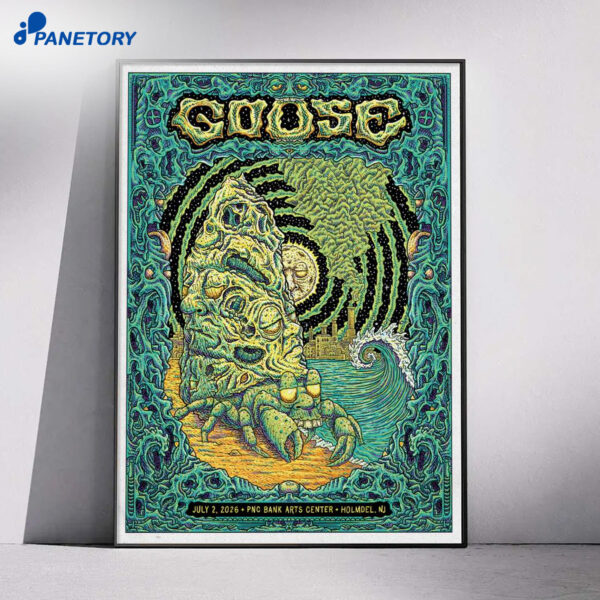 Goose PNC Bank Arts Center Holmdel NJ Jul 2 2026 Poster
