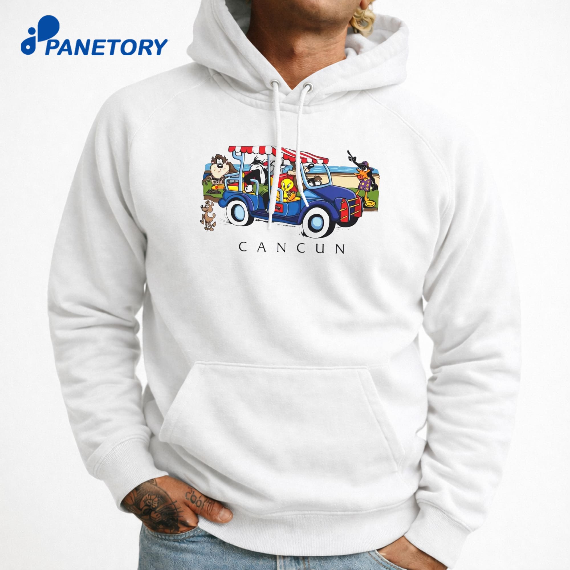 Harry Styles Looney Tunes Cancun Golf Cart T-Shirt 7 Harry Styles Looney Tunes Cancun Golf Cart T-Shirt 3