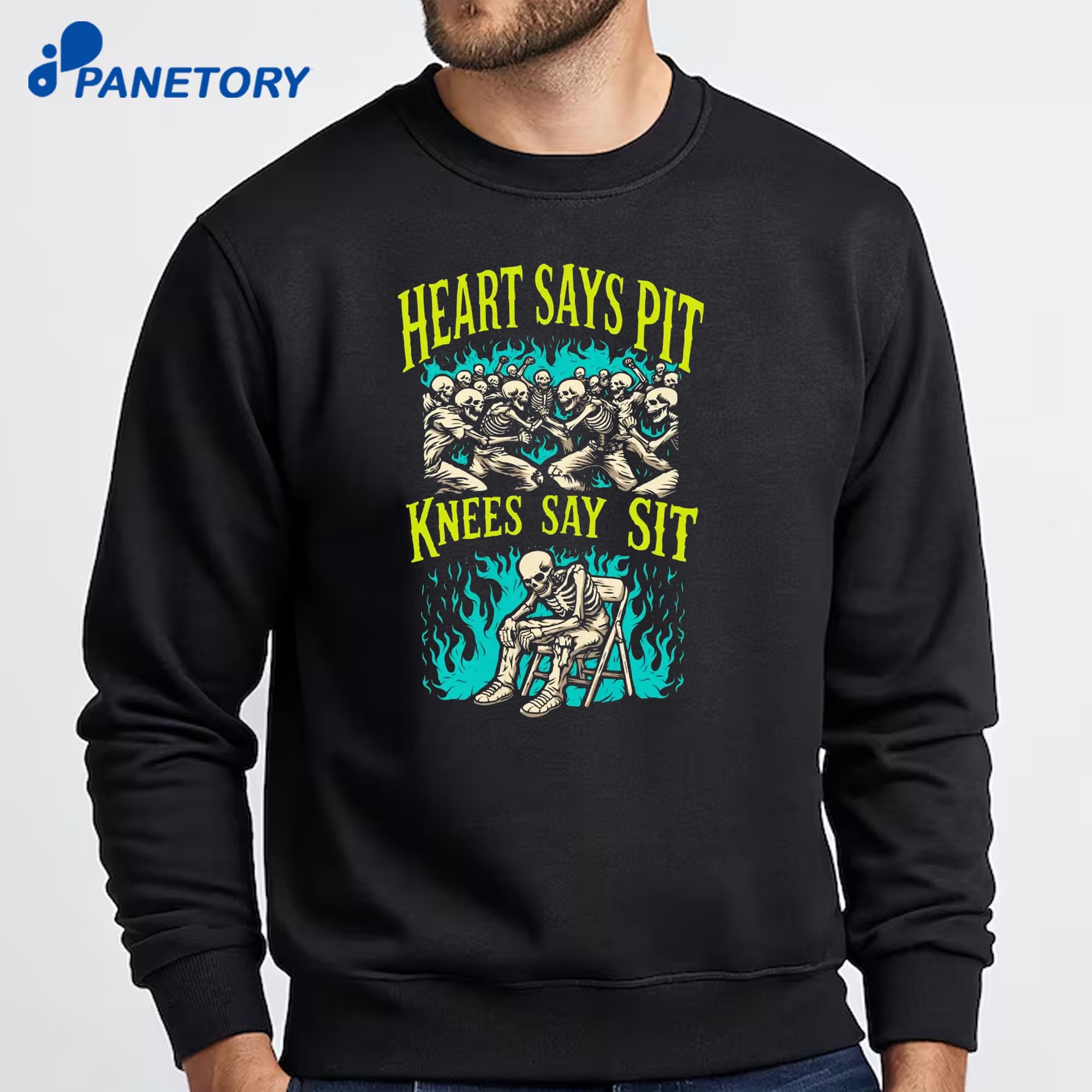 Heart Says Pit Knees Say Sit T-Shirt 6 Heart Says Pit Knees Say Sit T-Shirt 2