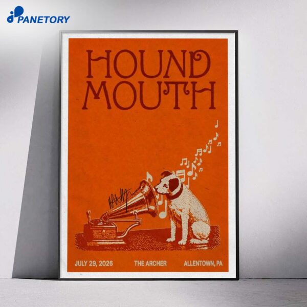 Houndmouth The Archer Allentown Pennsylvania Concert Jul 29 2026 Poster