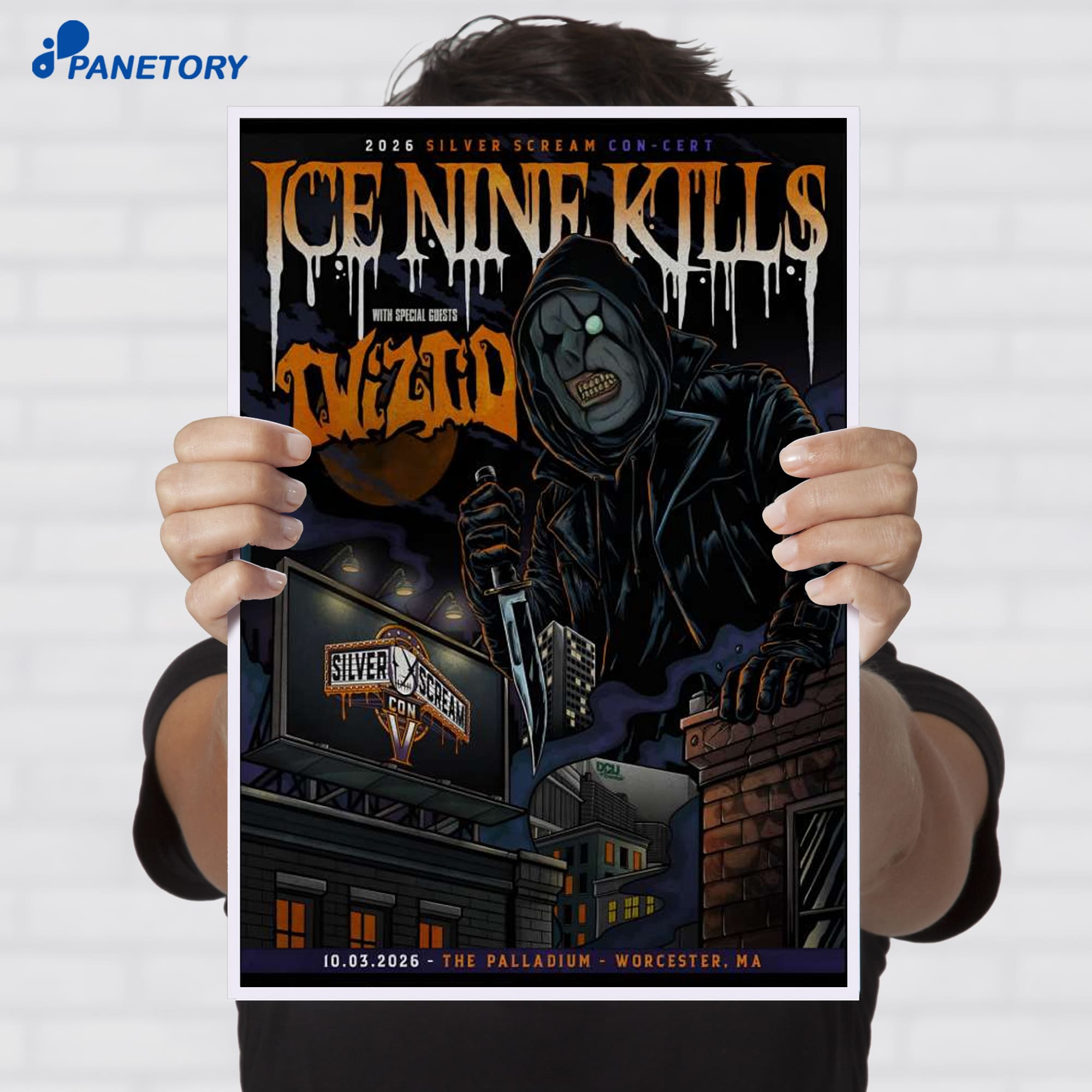 Ice Nine Kills Worcester Ma Oct 3 2026 Poster Ice Nine Kills Worcester Ma Oct 3 2026 Poster