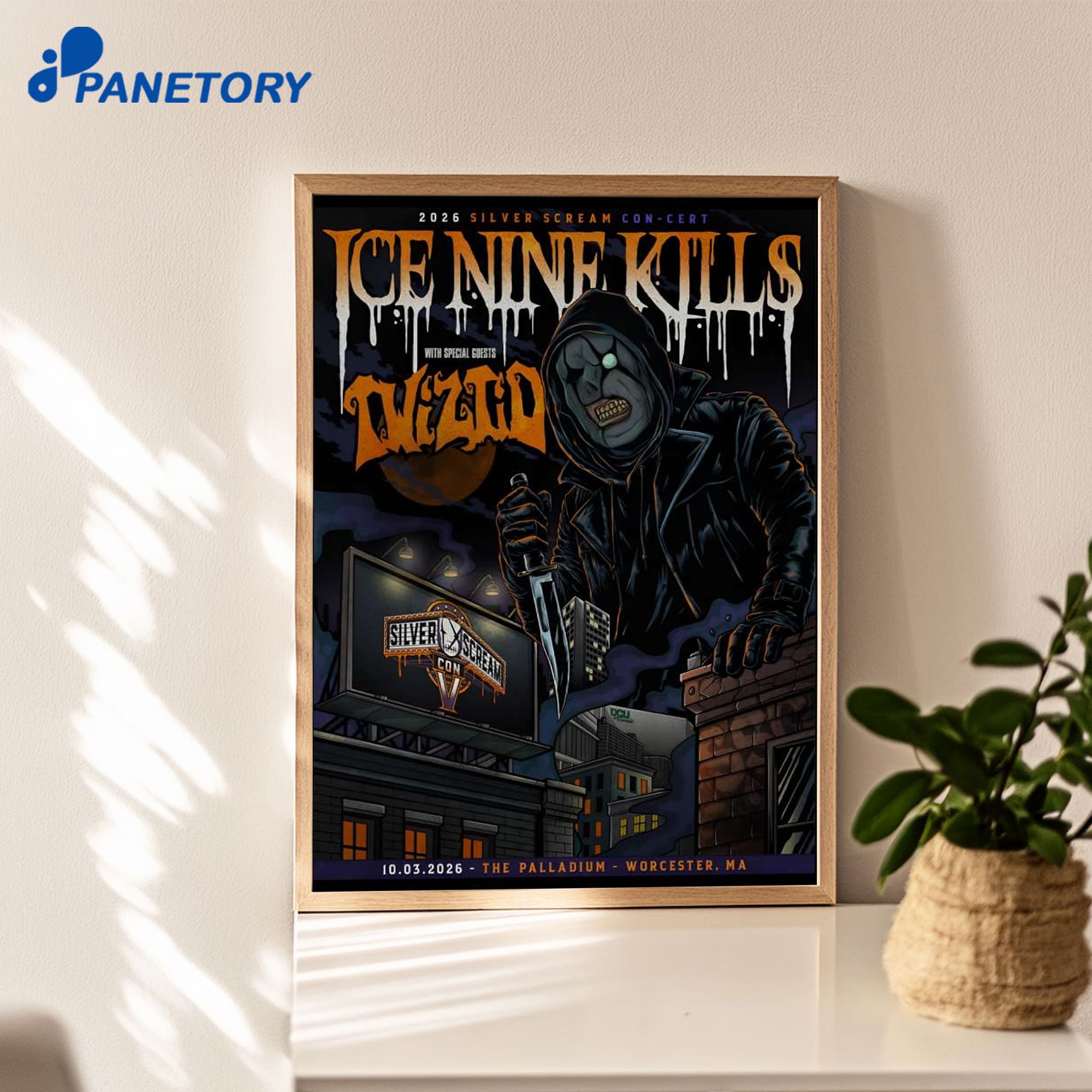 Ice Nine Kills Worcester Ma Oct 3 2026 Poster Ice Nine Kills Worcester Ma Oct 3 2026 Poster