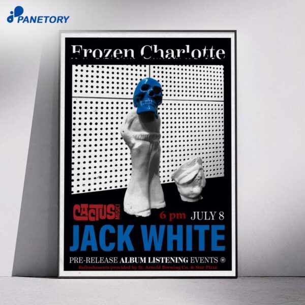 Jack White Cactus Music Jul 8 2026 Poster