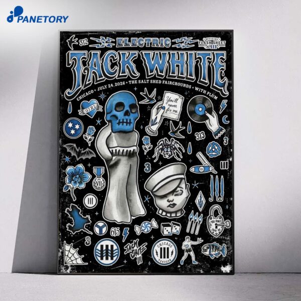 Jack White Chicago IL Jul 24 2026 Poster