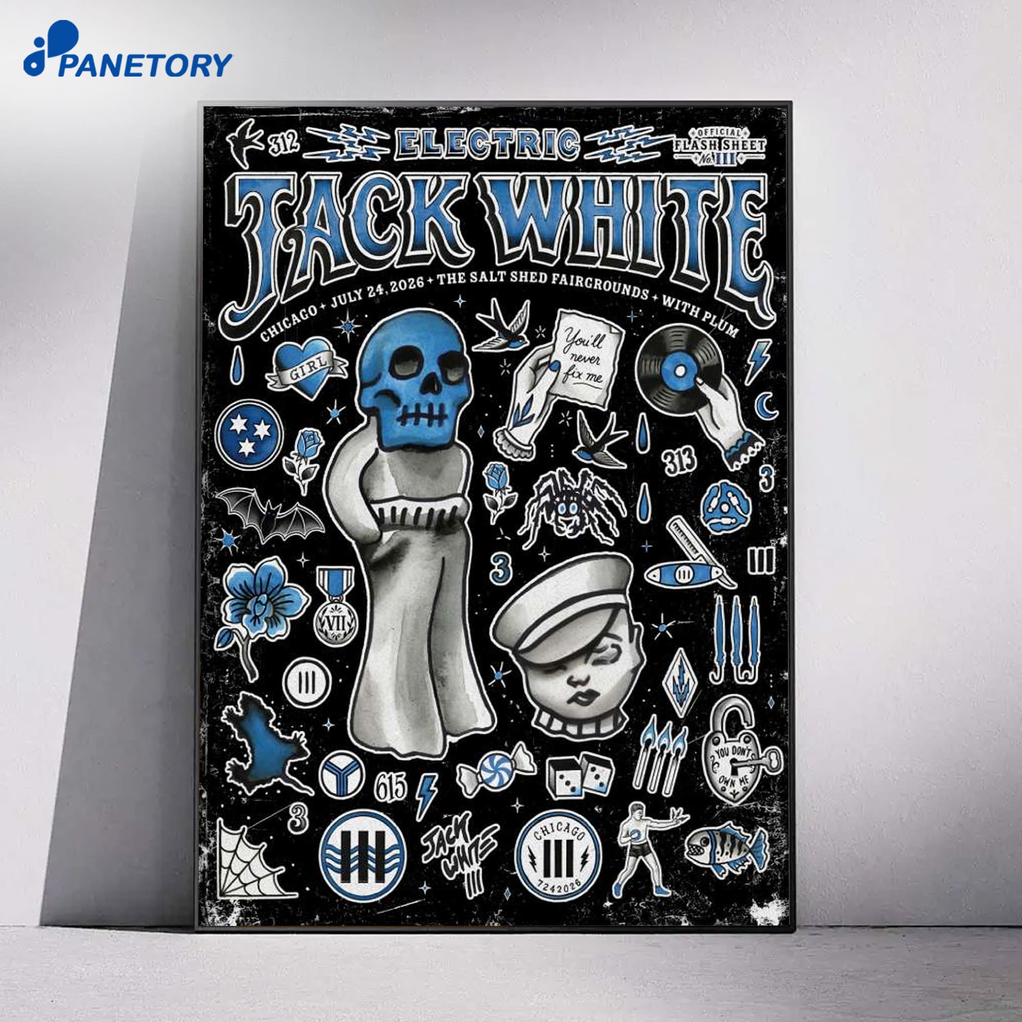 Jack White Chicago Il Jul 24 2026 Poster 4 Jack White Chicago Il Jul 24 2026 Poster 1