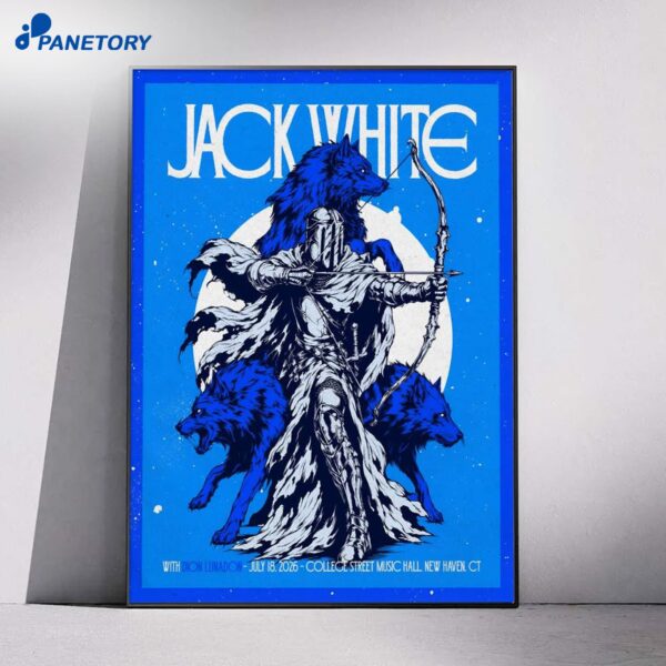 Jack White College Street Music Hall New Haven CT Jul 18 2026 Poster