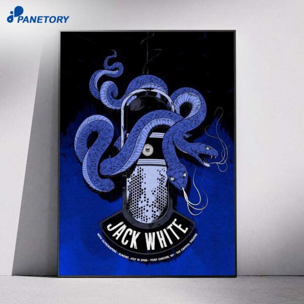 Jack White The Capitol Theatre Port Chester NY Jul 19 2026 Poster
