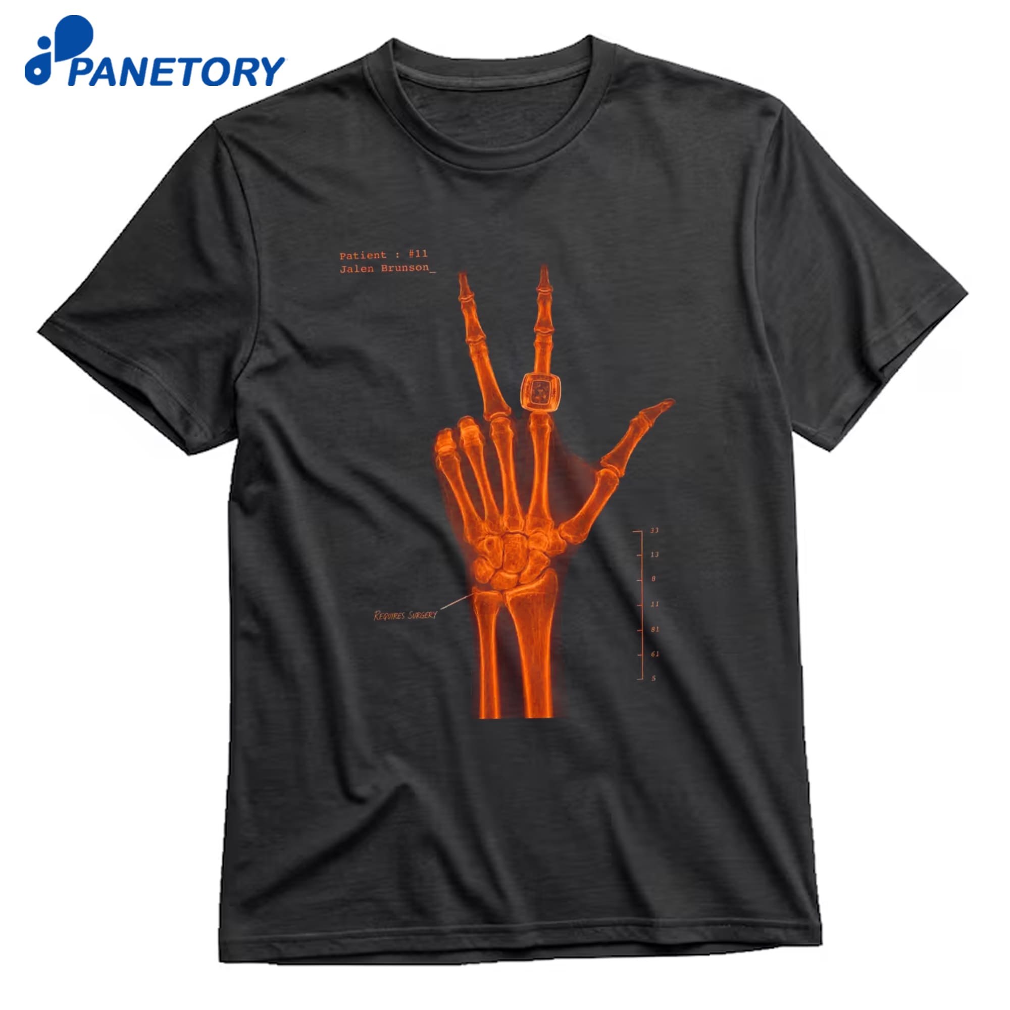 Jalen Brunson Hand X-Ray T-Shirt 8 Jalen Brunson Hand X-Ray T-Shirt 1