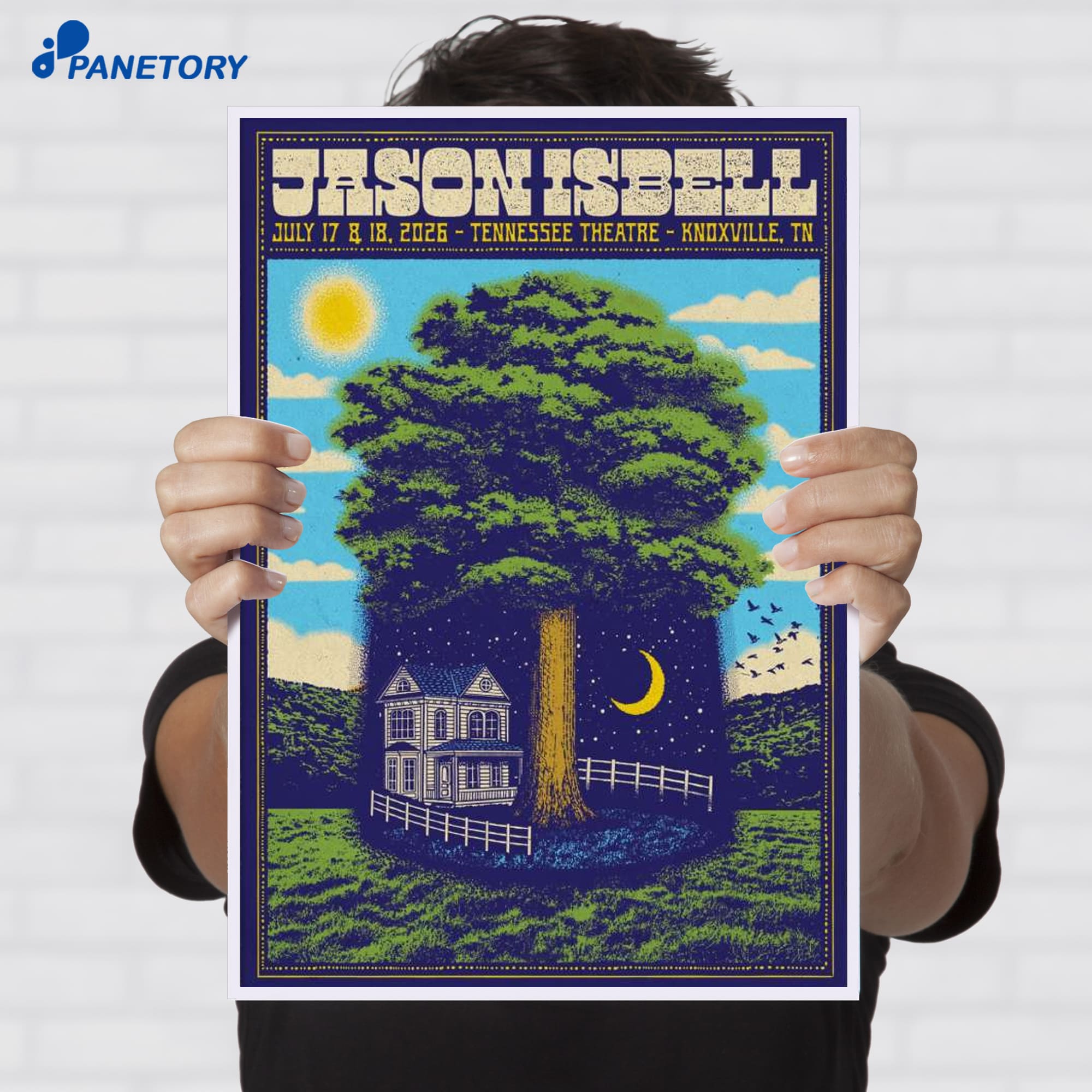 Jason Isbell Knoxville Tn Jul 17-18 2026 Poster Jason Isbell Knoxville Tn Jul 17-18 2026 Poster