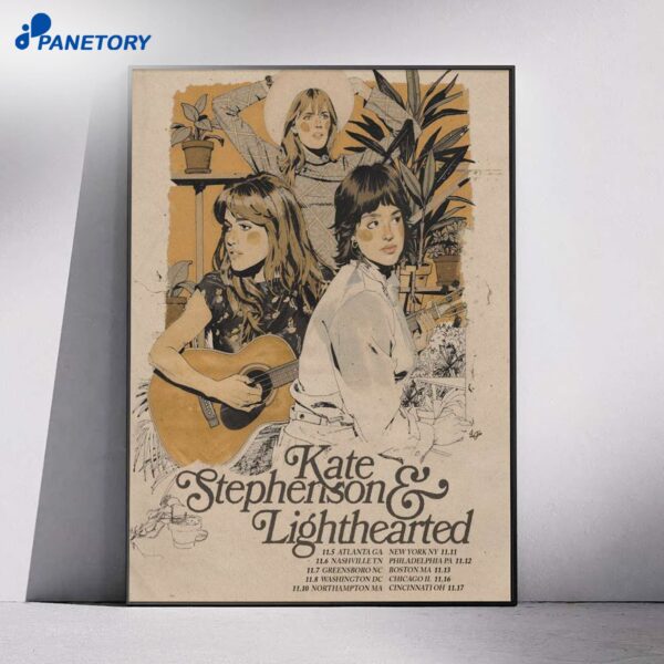 Kate Stephenson And Lighthearted Co Headline Tour 2026 Poster