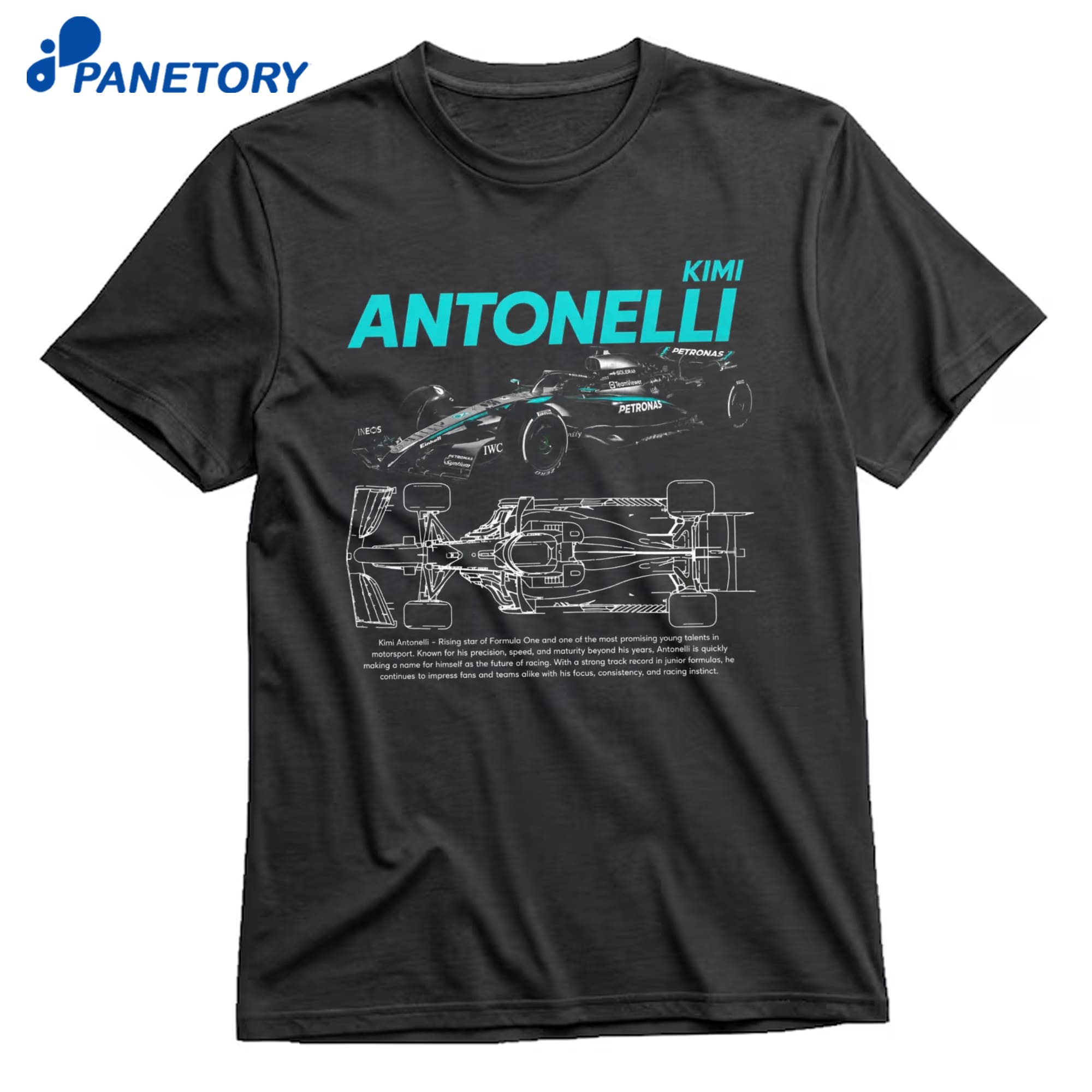 Kimi Antonelli F1 T-Shirt 8 Kimi Antonelli F1 T-Shirt 1