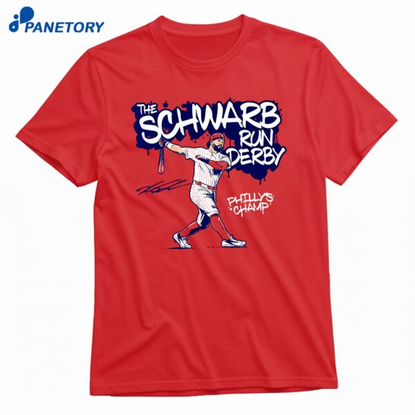 Kyle Schwarber Schwarb Run Derby T-Shirt