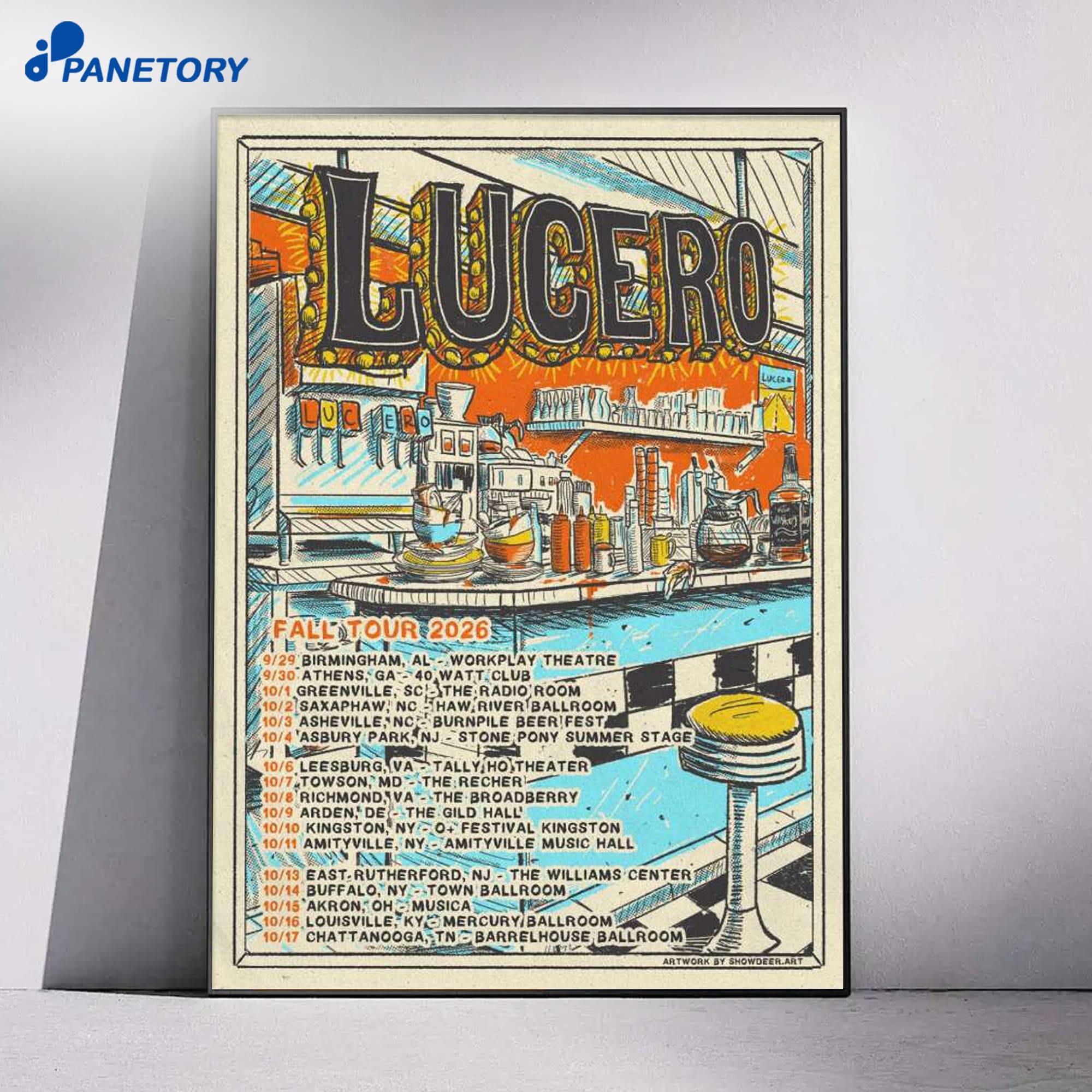 Lucero Fall Tour 2026 Poster 4 Lucero Fall Tour 2026 Poster 1