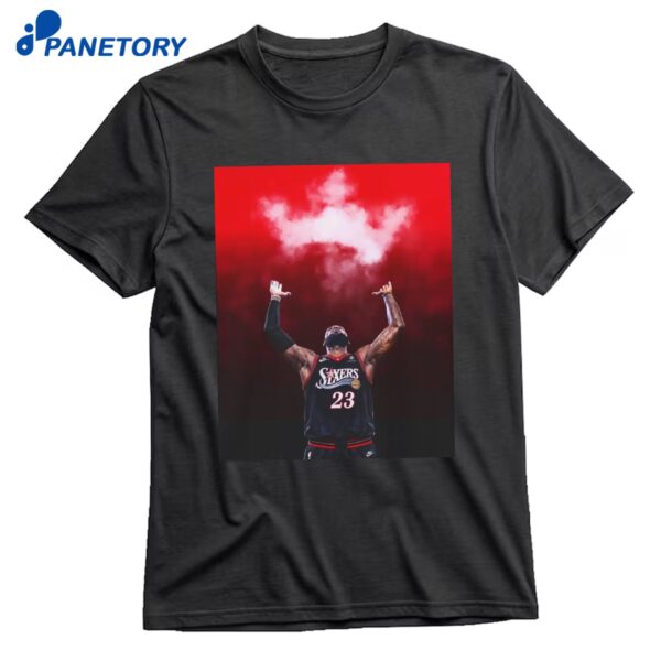 LeBron James Philadelphia 76ers T-Shirt