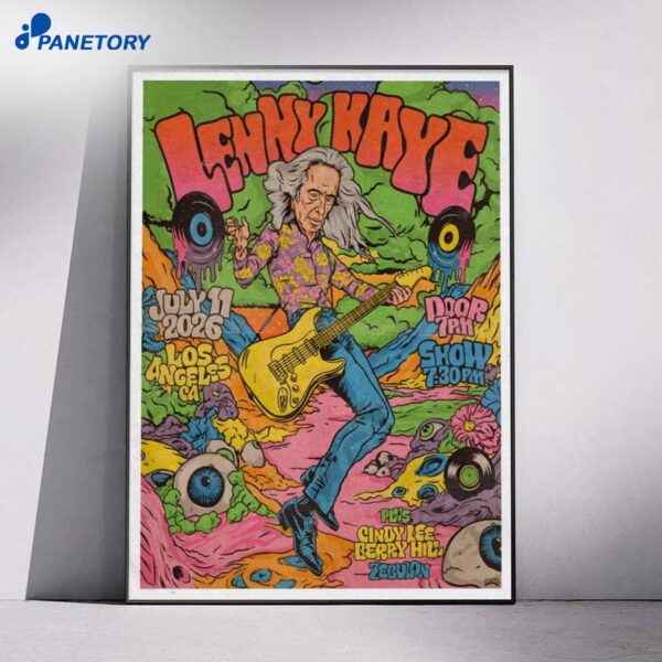 Lenny Kaye Los Angeles Jul 11 2026 Poster
